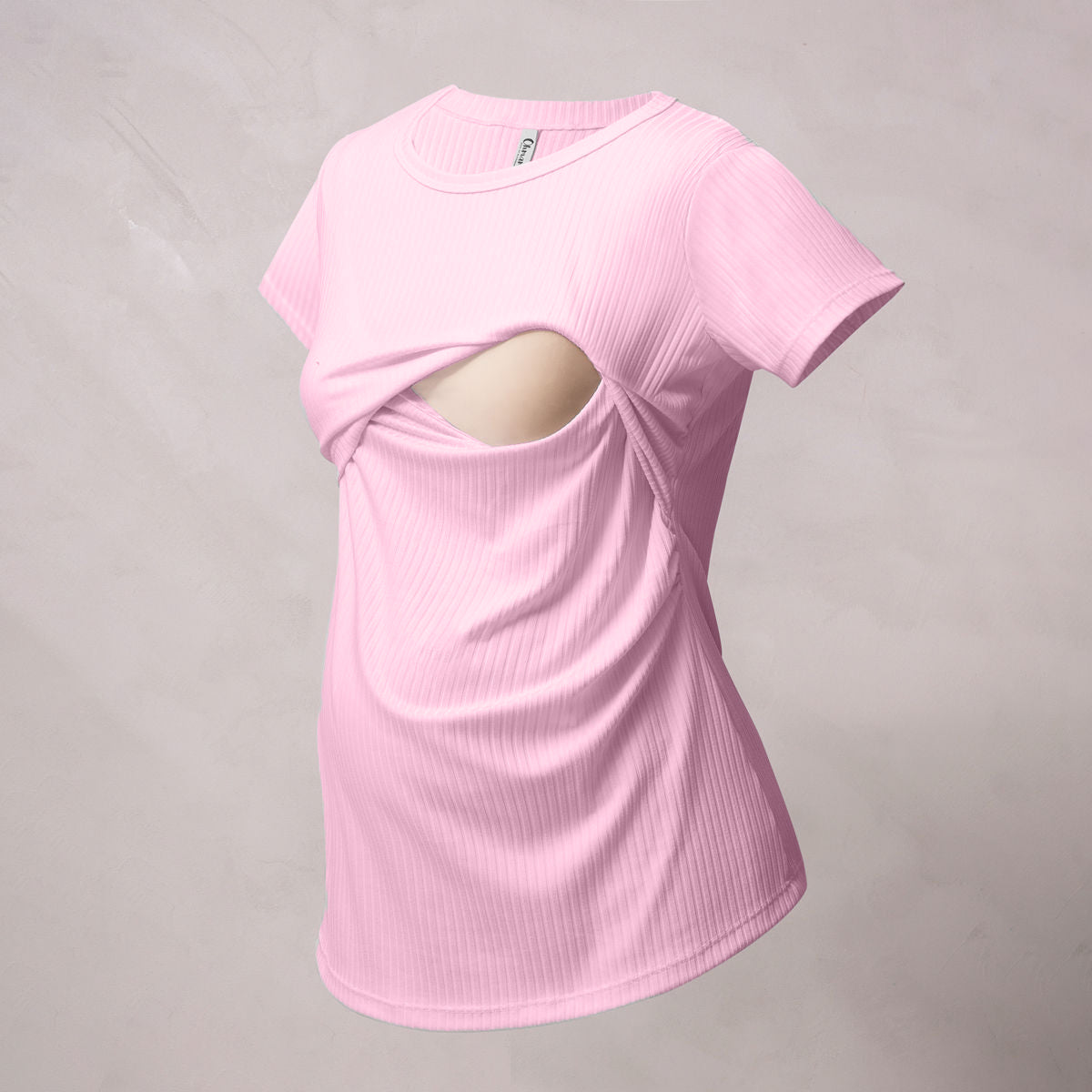 Blusa de lactancia rosada Ohmamá