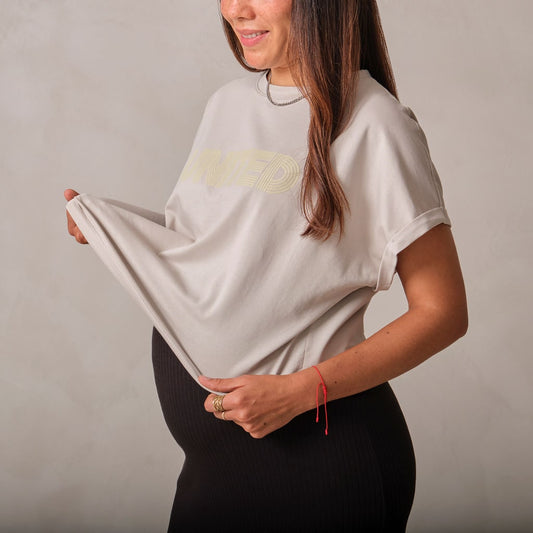 Camiseta materna Oversize largo medio Ohmamá