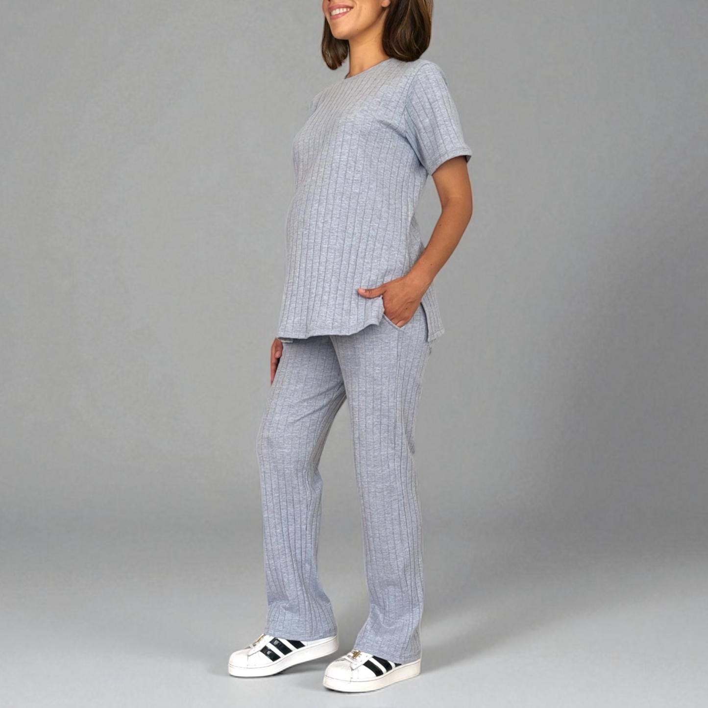 Set Pantalón y Blusa Materna RIB Ohm