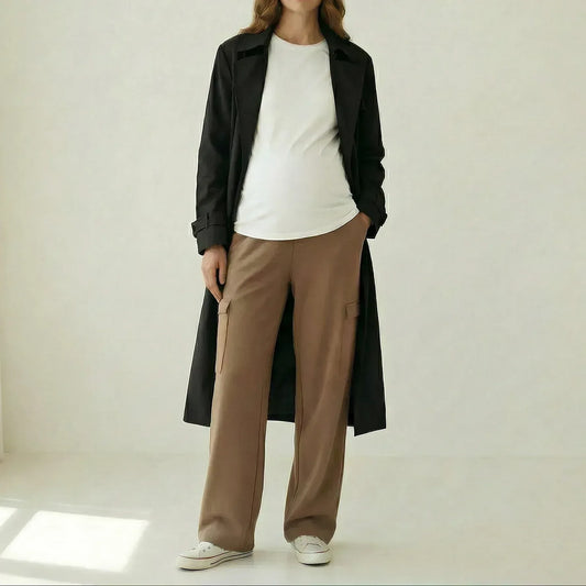 jogger maternidad casual cargo ohmama