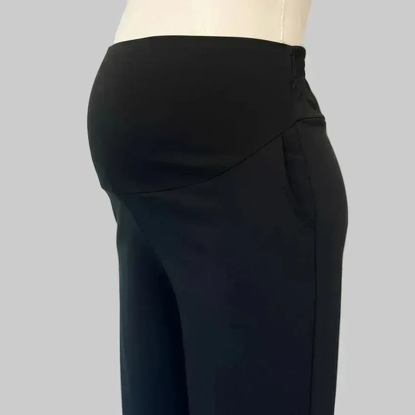 detalle cintura elástica palazzo materno oficina