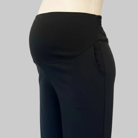 detalle cintura elástica palazzo materno oficina