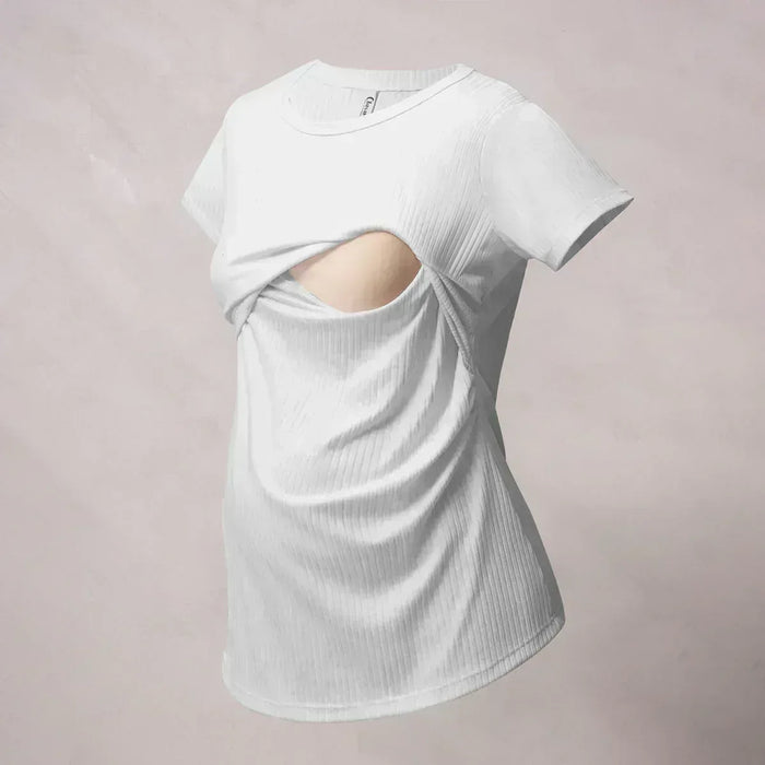 detalle apertura lactancia pijama jogger