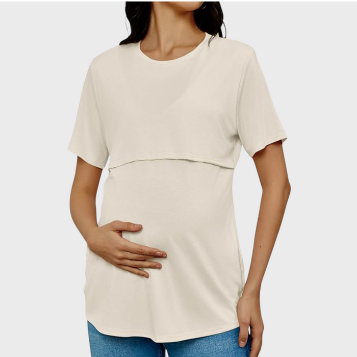 Camiseta de Maternidad y Lactancia Premium Ohm