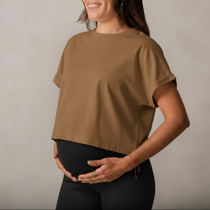 camiseta maternidad oversize sudadera ohmama