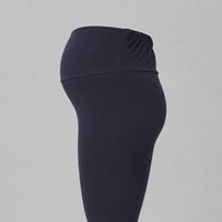 Legging maternidad algodon azul detalle