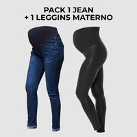 Pack Jean Matero Entubado Oli AOscuro Ohm + Leggings Premium Ohm