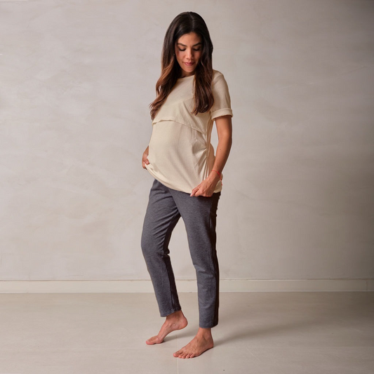 Pijama de maternidad y lactancia jogger 