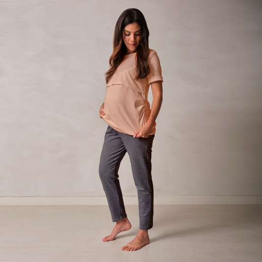 Pijama de maternidad y lactancia jogger 