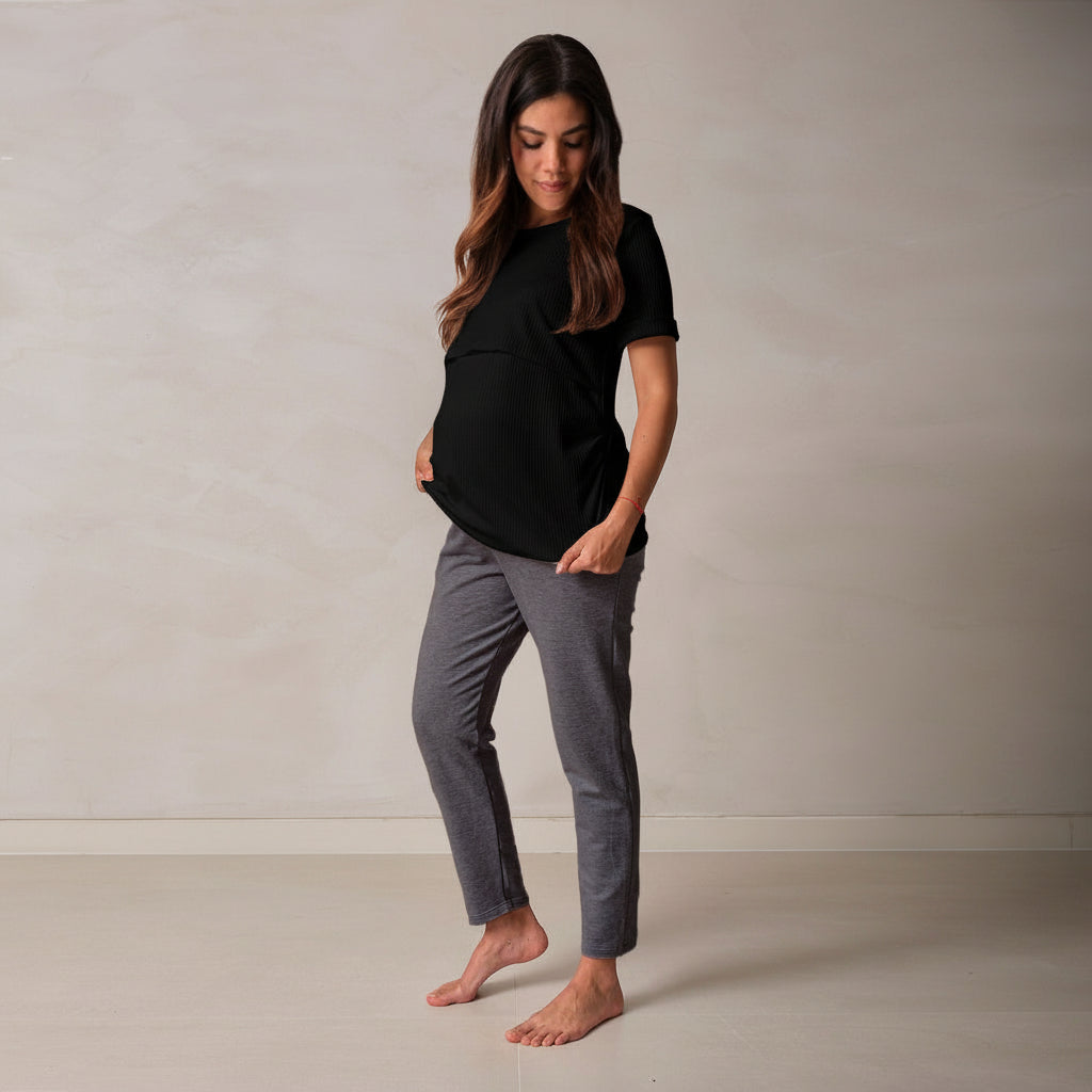 Pijama de Embarazo y Lactancia, Jogger Ohm