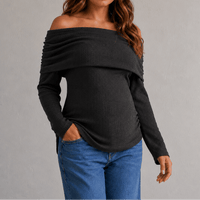 zoom Blusa materna off shoulders Ohmamá