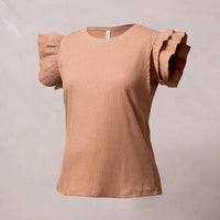 blusa maternidad rib ajuste elástico