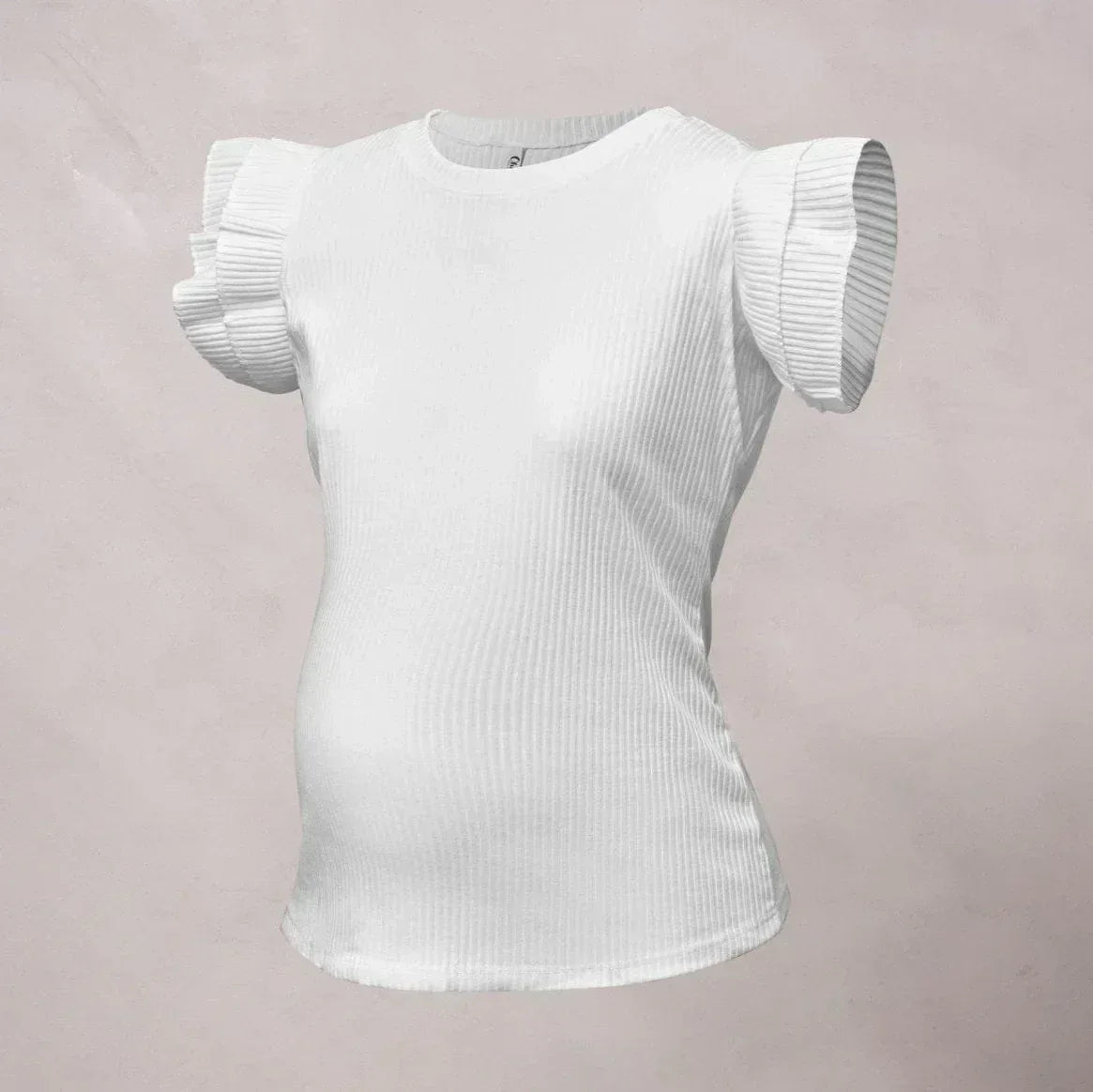 blusa maternidad lactancia volantes rib