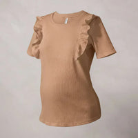 blusa maternidad lactancia volantes rib