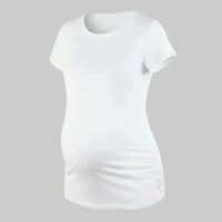 camiseta maternidad premium blanca ohmamá