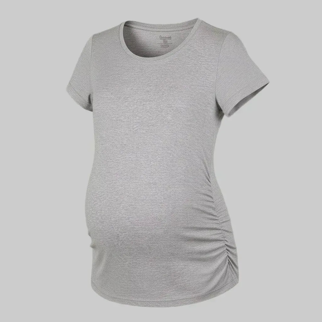 camiseta maternidad premium blanca ohmamá