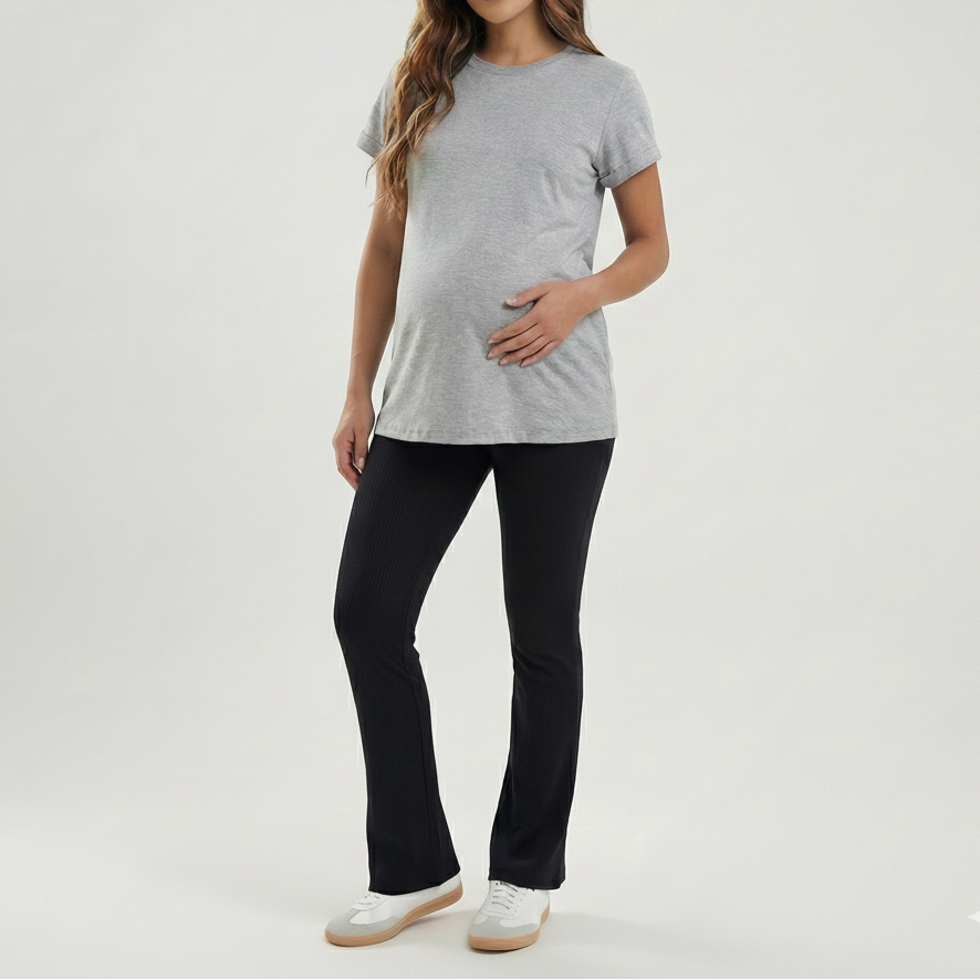 Camiseta materna bolsillos laterales 