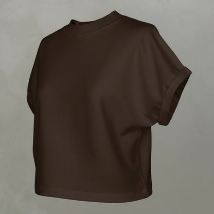 Camiseta materna oversize chocolate Ohmamá