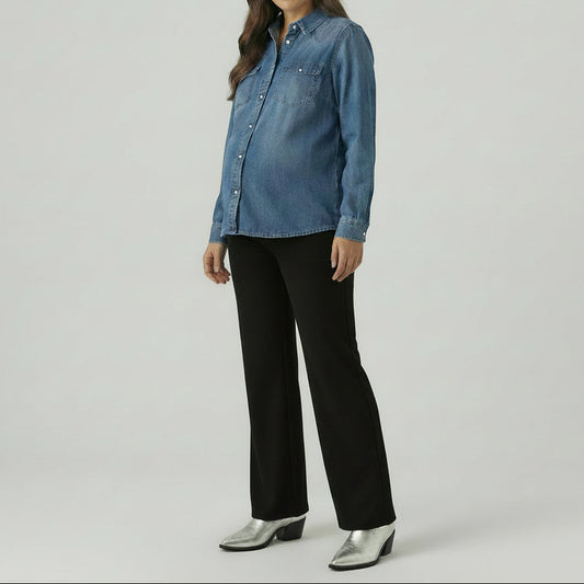 Pantalón palazzo negro Ohmamá 