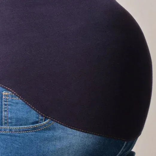 detalle banda elástica jean maternidad