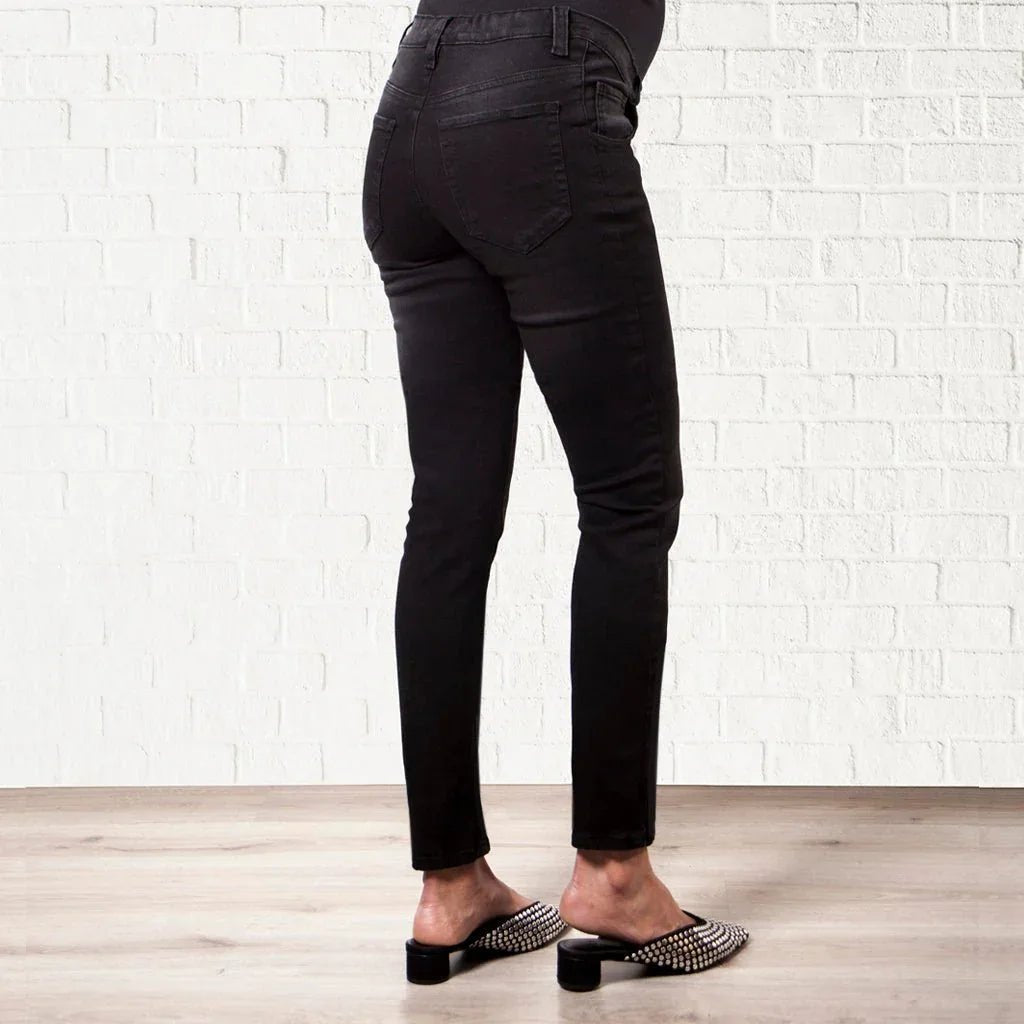 Pack Jean de Embarazo Julia negro + Leggings Premium Ohm - Ohmamá Ropa de Maternidad