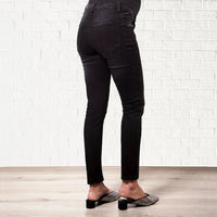 Pack Jean de Embarazo Julia negro + Leggings Premium Ohm - Ohmamá Ropa de Maternidad