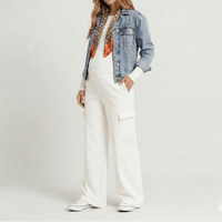 Jogger de maternidad casual cargo – cintura elástica y bolsillos - Ohmamá Ropa de Maternidad