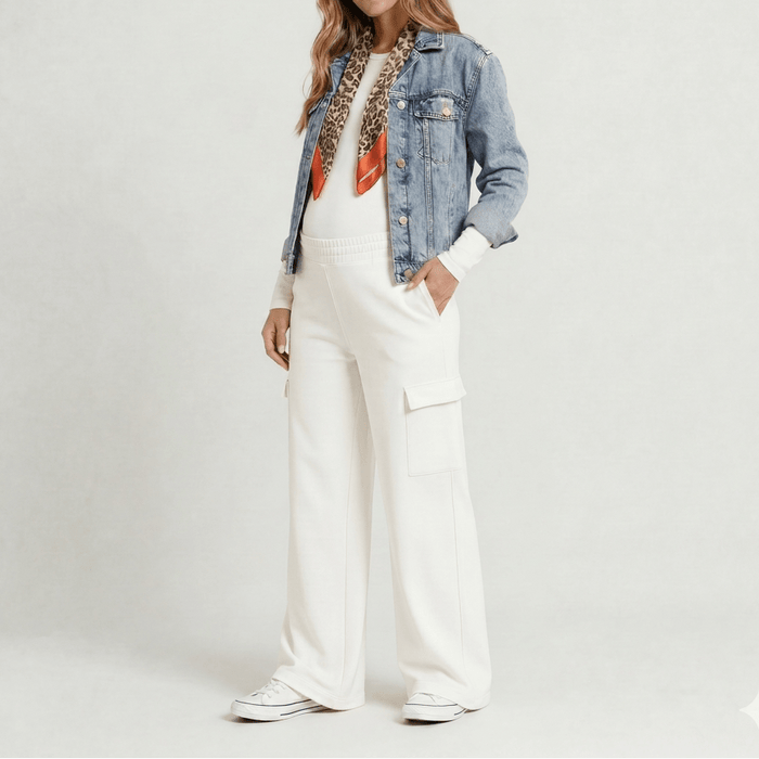 Jogger de maternidad casual cargo – cintura elástica y bolsillos - Ohmamá Ropa de Maternidad