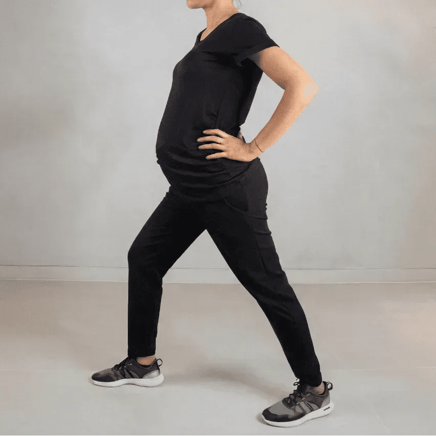 jogger de maternidad negro Ohmamá