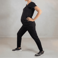 jogger de maternidad negro Ohmamá