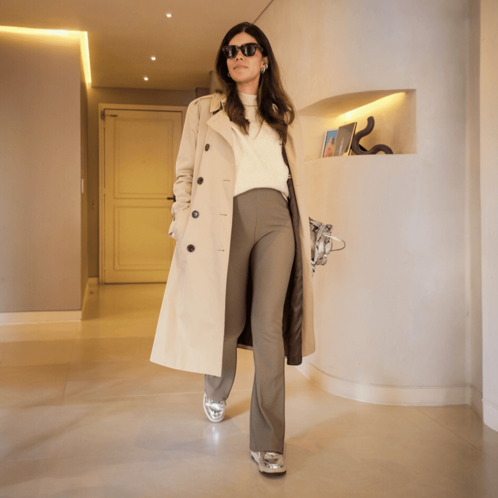 Legging de Maternidad bota ancha, Canalé Ohm - Ohmamá Ropa de Maternidad