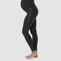 Leggings de Embarazo Cuerina Premium - Talle Alto Ohm - Ohmamá Ropa de Maternidad
