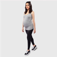 Leggings de Embarazo Cuerina Premium - Talle Alto Ohm - Ohmamá Ropa de Maternidad