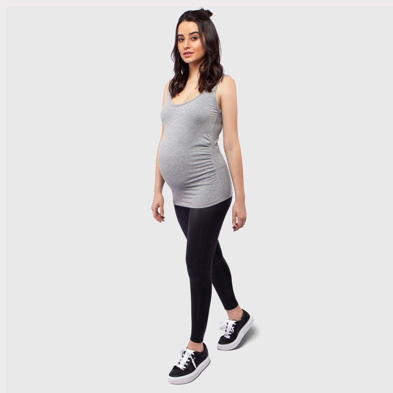 Leggings de Embarazo Cuerina Premium - Talle Alto Ohm - Ohmamá Ropa de Maternidad