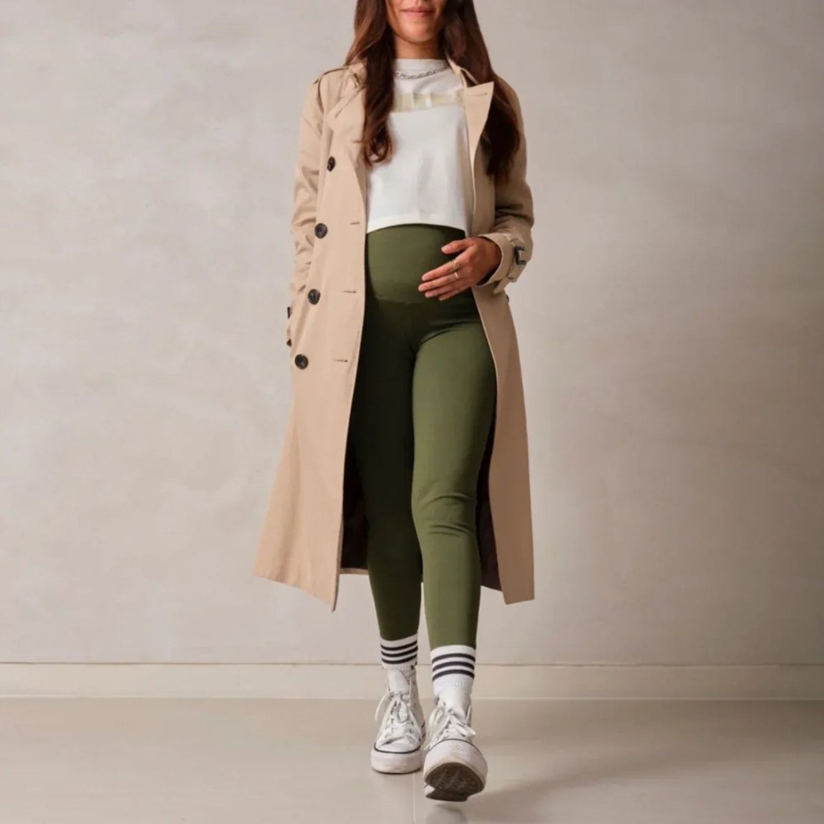 leggings maternidad premium tiro alto