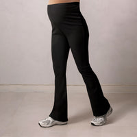 Pack 2 Legging de Maternidad Bota ancha + Legging Premium - Ohmamá Ropa de Maternidad