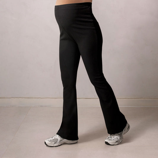 Pack 2 Legging de Maternidad Bota ancha + Legging Premium - Ohmamá Ropa de Maternidad