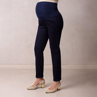 Pantalones de Maternidad Oficina Azul oscuro Ohmamá 