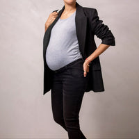 Pack Jean de Embarazo Julia negro + Leggings Premium Ohm - Ohmamá Ropa de Maternidad