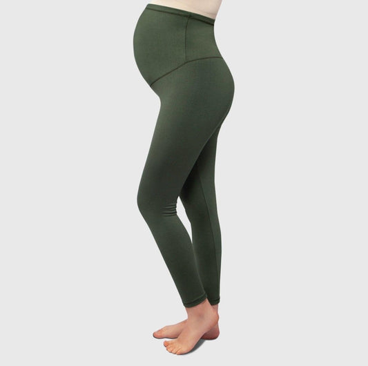 Leggings Maternos Premium Verde Oliva Ohmamá 