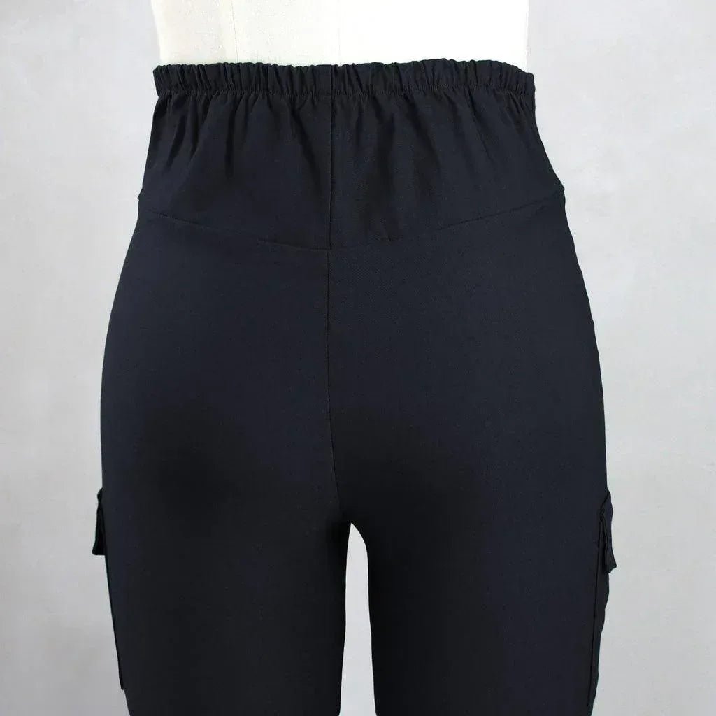 pantalón maternidad cargo cintura elástica