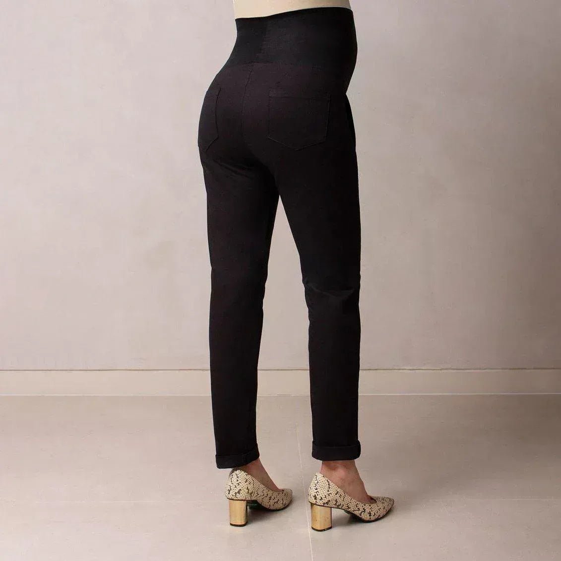 pantalon maternidad caida limpia oficina