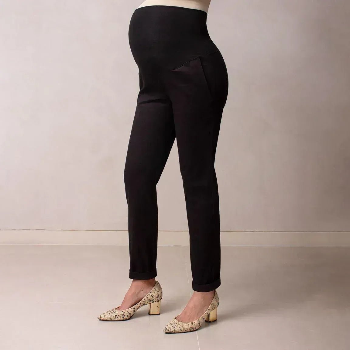 pantalón maternidad oficina negro ohmama