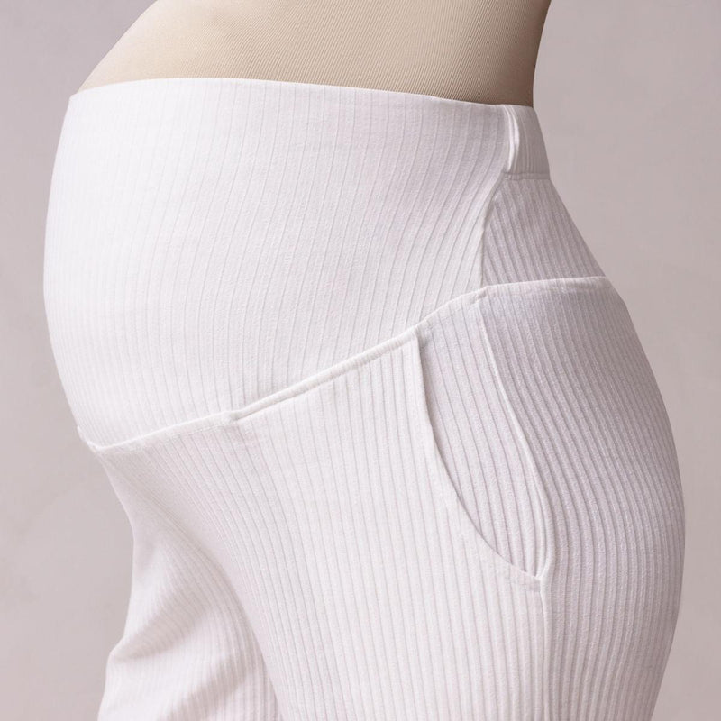 Pantalón para Embarazadas Palazzo Rib - Ohmamá Ropa de Maternidad