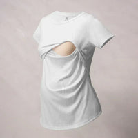 detalle apertura lactancia pijama jogger