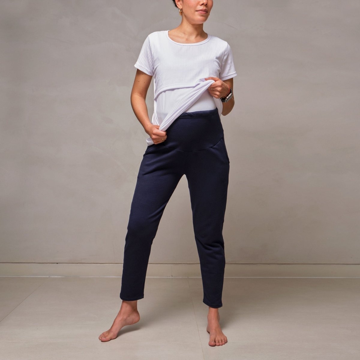 detalle pijama materna jogger