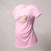 detalle apertura lactancia camiseta aura