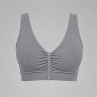 Top lactancia gris frente