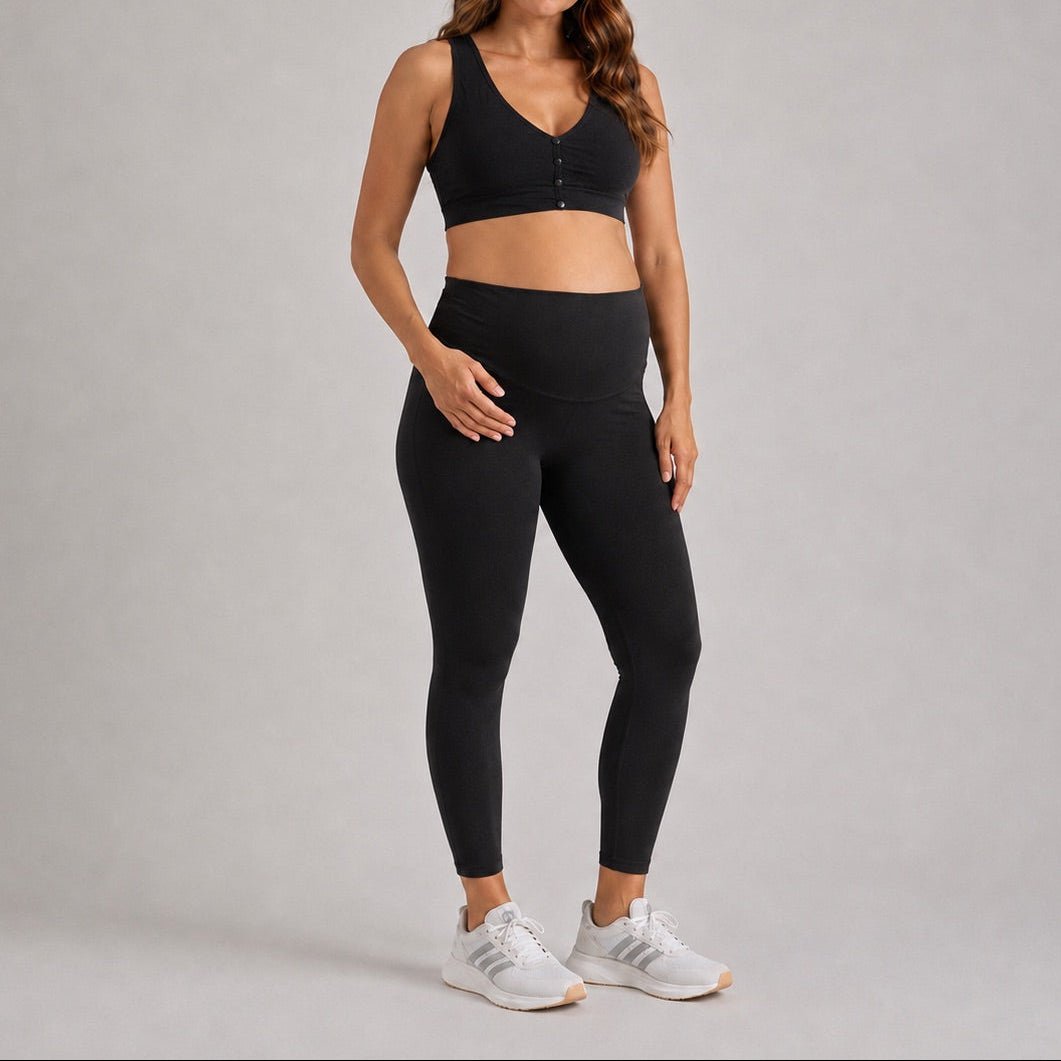Top de Lactancia Ohmama negro modelo