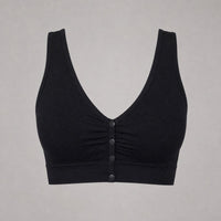 Top Lactancia con botones frontales-negro - Ohmamá Ropa de Maternidad